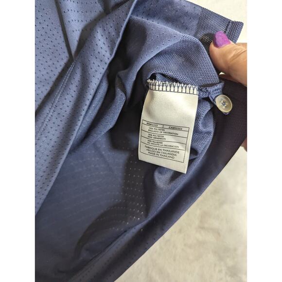 Nike Golf Drifit polo shirt Mens Medium Muted BlueCh42"Length 29"Shoulder-Hem - Picture 7 of 12